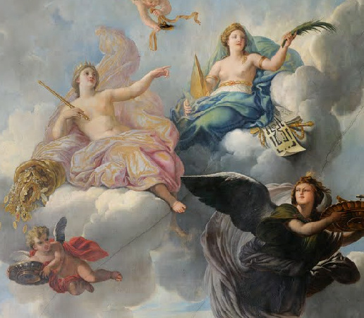 Photographie d'une peinture de Versailles